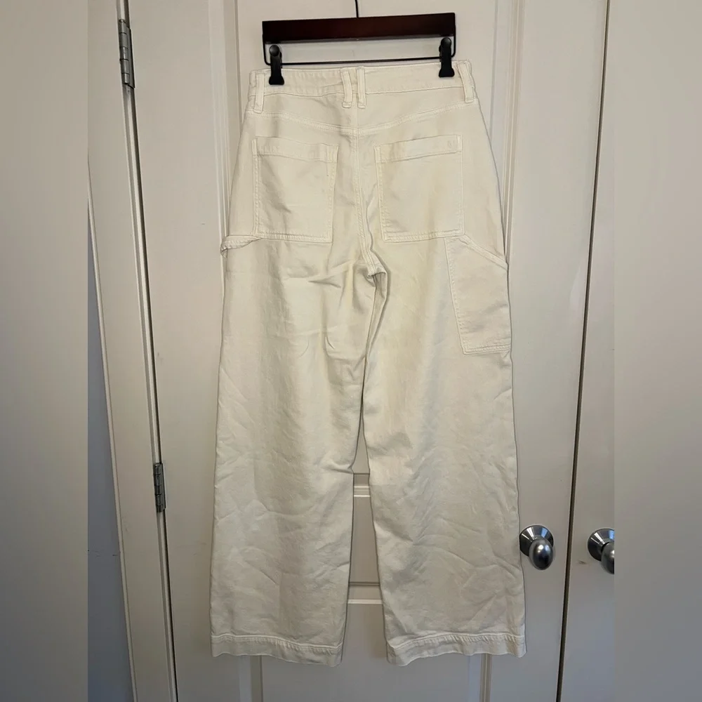 American Eagle Dreamy Drape Woven Super High-Waisted Baggy Wide-Leg Pant - Picture 4 of 6